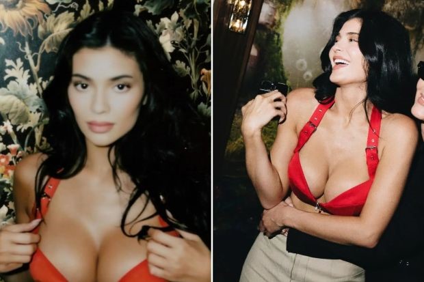 Kaylie Jenner a purtat un top scurt roșu foarte senzual. Iată cu ce imagini a atras aceasta atenția fanilor
