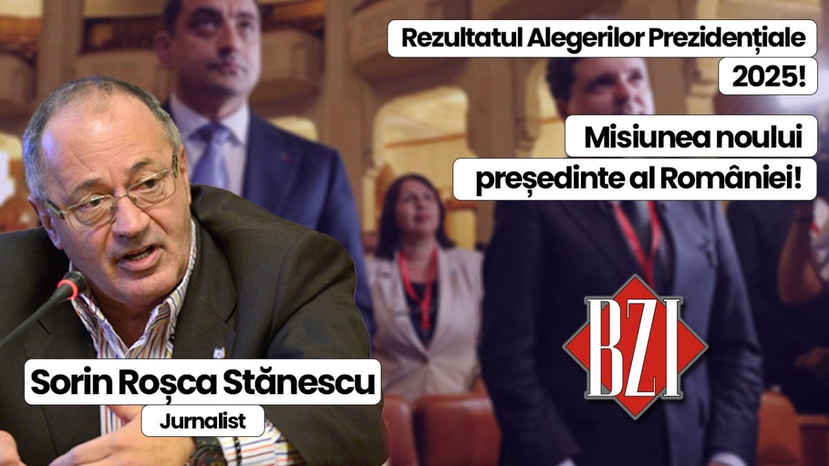 Super-analiză politică națională BZI LIVE alături de invitatul special permanent, nașul presei din România, senior-jurnalistul Sorin Roșca Stănescu