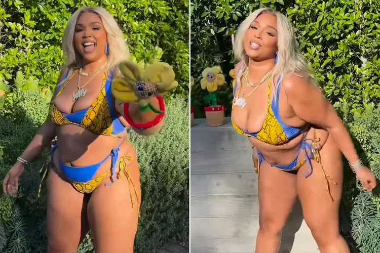 Lizzo în bikini minuscul își arată noua siluetă. „Vara abia a început”