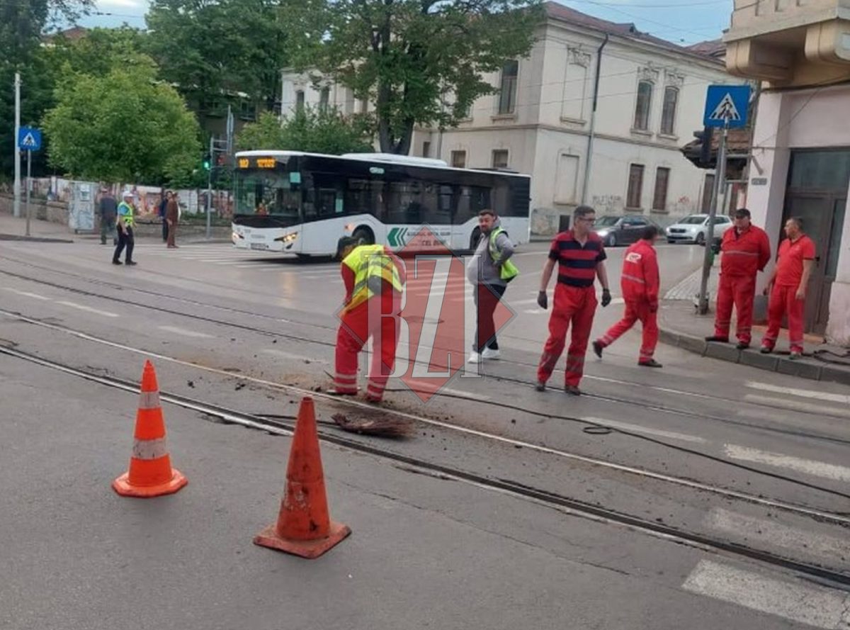 Circulația tramvaielor este blocată între Târgu Cucu și Filarmonică – UPDATE