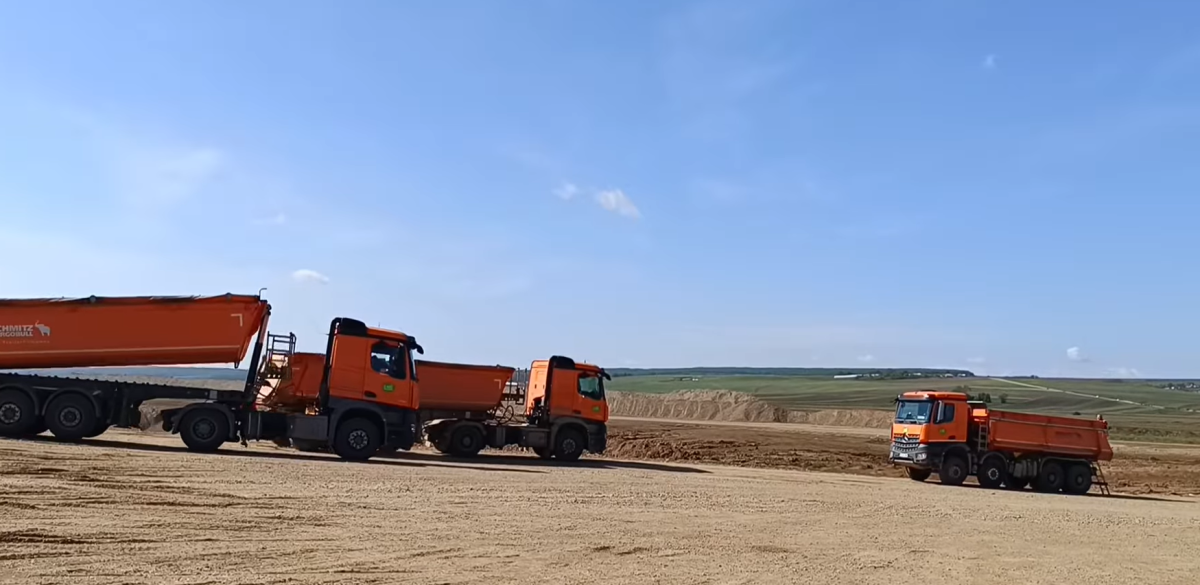 Cum arată în prezent lucrările la nodul turbion de la Pașcani pe Lotul 3 al Autostrăzii A7