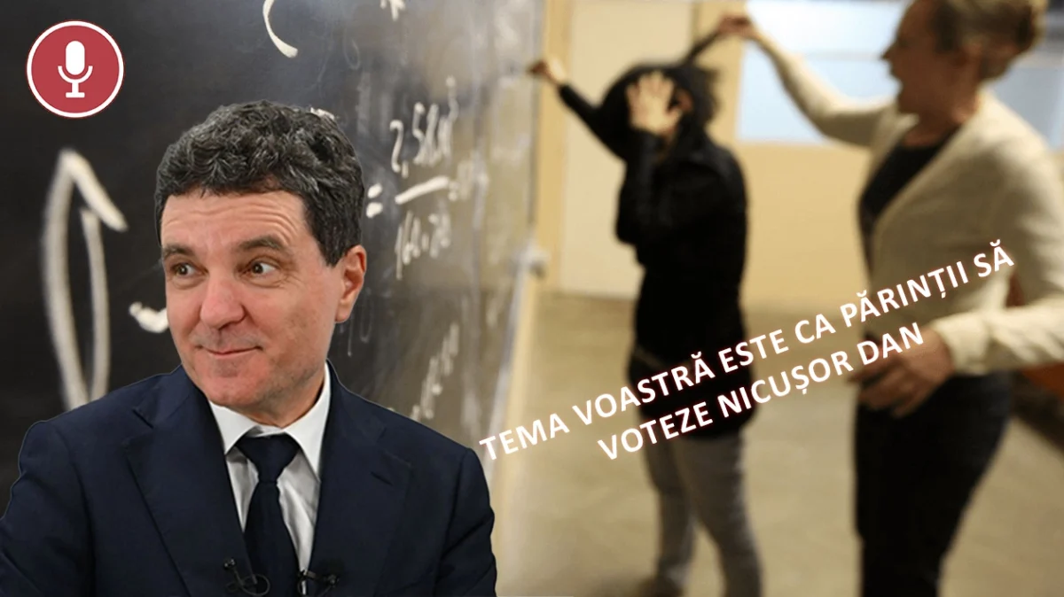 Halucinant! O profesoară își șantajează elevii să voteze cu Nicușor Dan: Misunea ta, tema ta, e să-ți convingi părinții