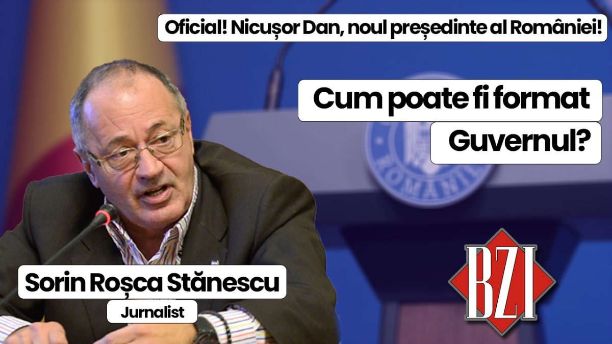 Top talk-show săptămânal BZI LIVE alături de invitatul special permanent, nașul presei din România, senior-jurnalistul Sorin Roșca Stănescu! De la noul șef la Palatul Cotroceni la politică internă economică și socială la realități și provocări internaționale