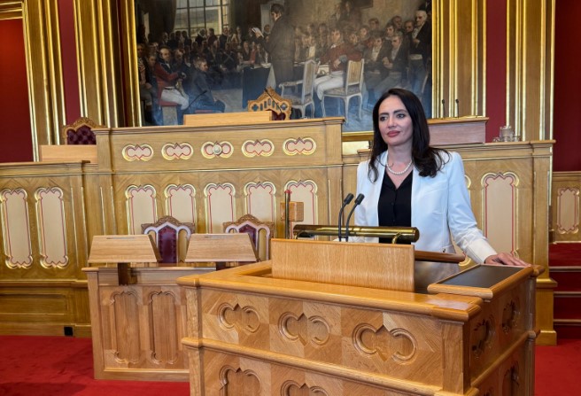 Laura Gherasim, parlamentarul român AUR: „Vizită oficială în Parlamentul Norvegiei – Stortinget În cadrul Forumului pentru Guvernanța Internetului – IGF 2025”