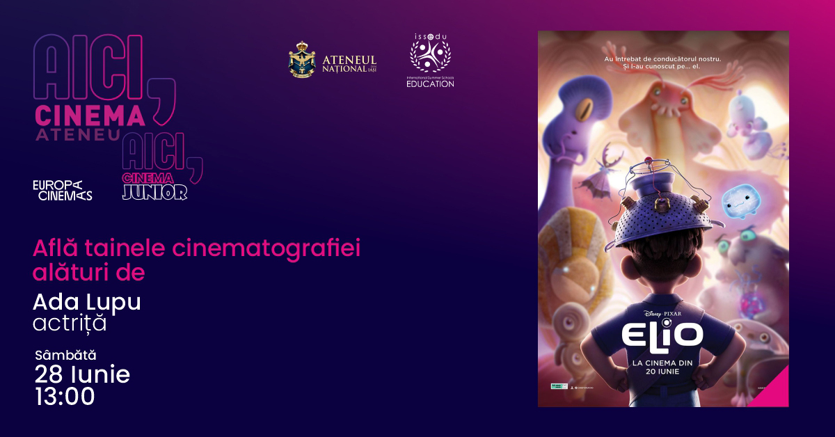 Cinema Ateneu Iași continuă proiectul Aici, Cinema Junior – un proiect educativ adresat micilor cinefili