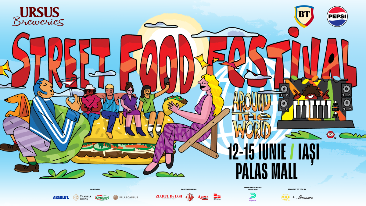 Street FOOD Festival revine la Palas Mall, cu bunătăți din jurul lumii și concerte