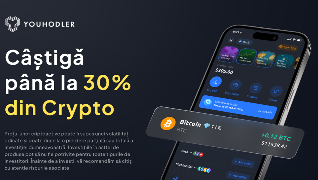 Cum transformi criptomonedele în venit pasiv cu YouHodler (P)