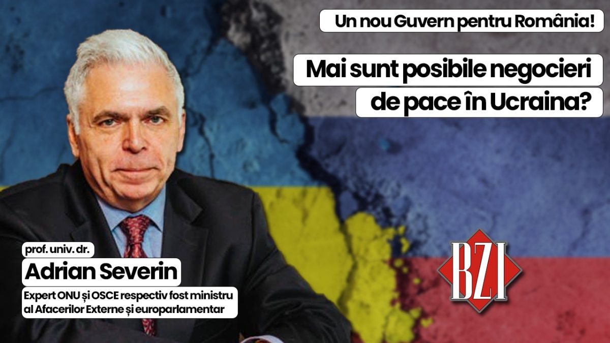 Top analiză politică, geopolitică și geostrategică BZI LIVE săptămânală alături de invitatul special permanent, prof. univ. dr. Adrian Severin, fost prim-vicepremier, ministru al Afacerilor Externe, europarlamentar respectiv expert ONU și OSCE