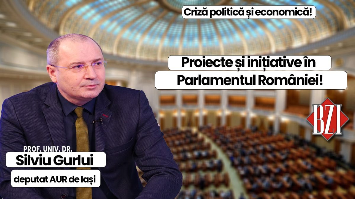 Super-analiză politică, socială și educațională BZI LIVE alături de prof. univ. dr. Silviu Gurlui, deputat AUR de Iași