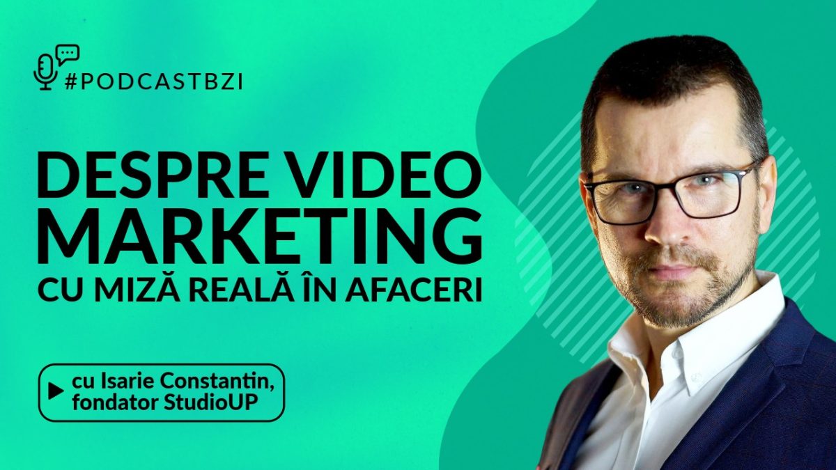 LIVE VIDEO – Isarie Constantin, fondator StudioUP, despre video marketing cu miză reală în afaceri