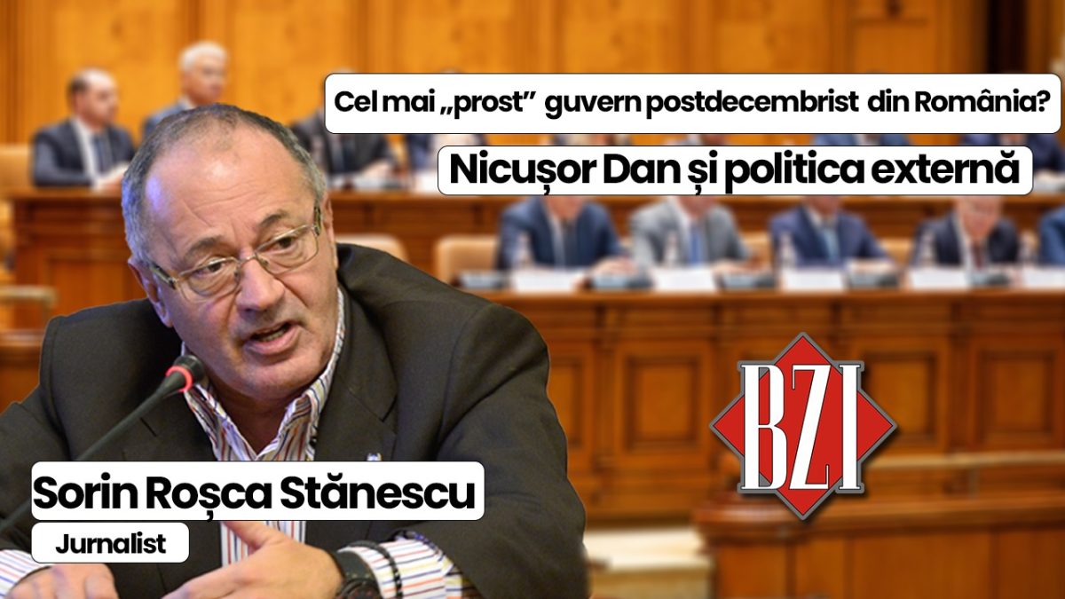 Talk-show actual și direct marca BZI LIVE alături de invitatul special permanent, nașul presei din România, senior-jurnalistul Sorin Roșca Stănescu