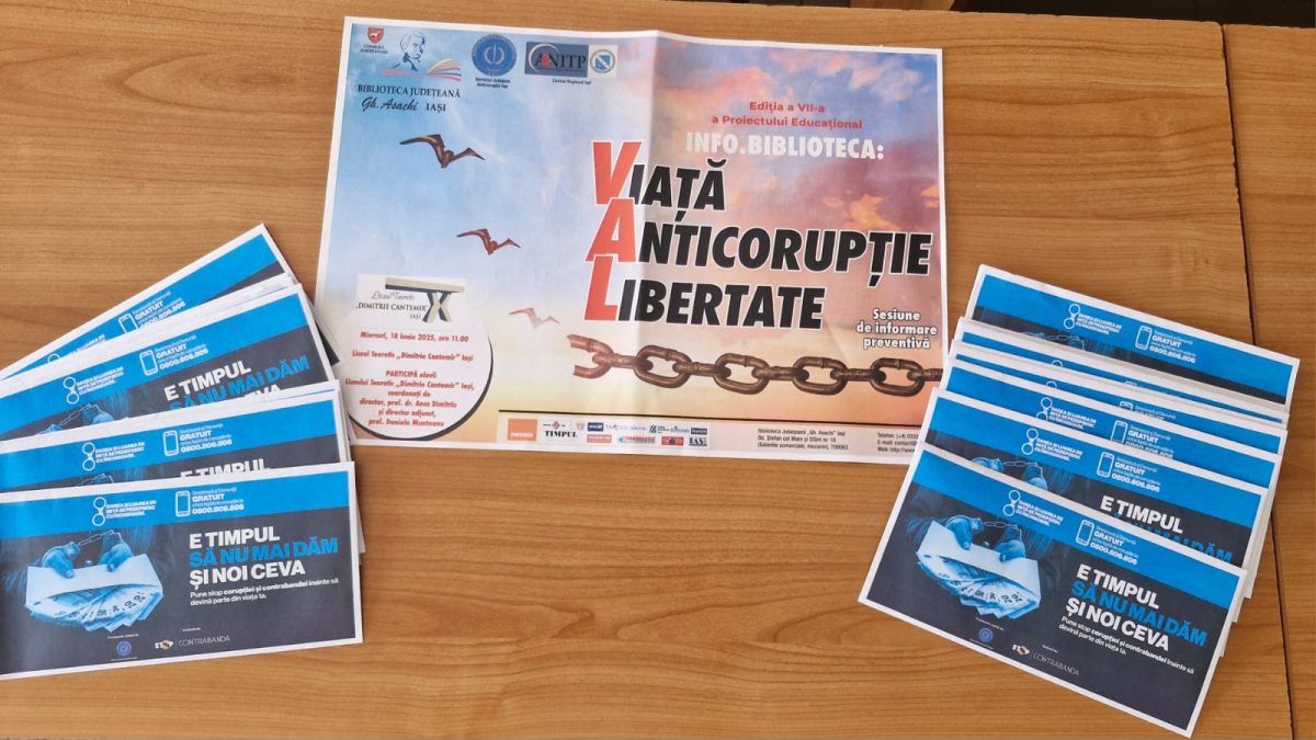 Proiect inedit la Iași! Ce au aflat elevii despre corupție și cum să se protejeze de traficul de persoane