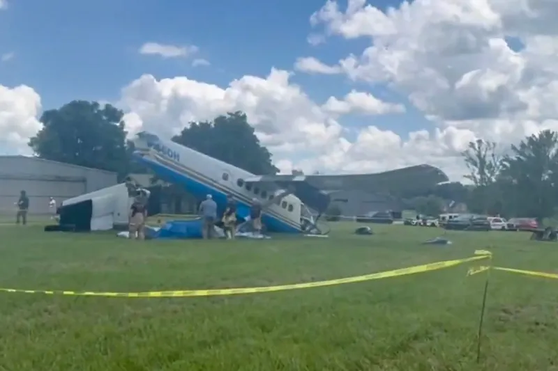 Prăbușire miraculoasă în Tennessee! 20 de oameni scapă cu viață după un accident aviatic devastator