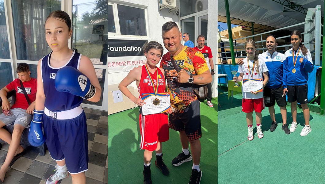 Aceste adolescente sunt printre cele mai bune sportive din boxul românesc