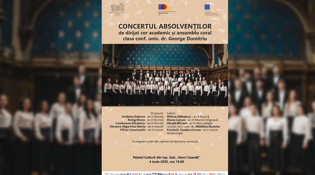 Concertul absolvenților de dirijat cor academic și ansamblu coral