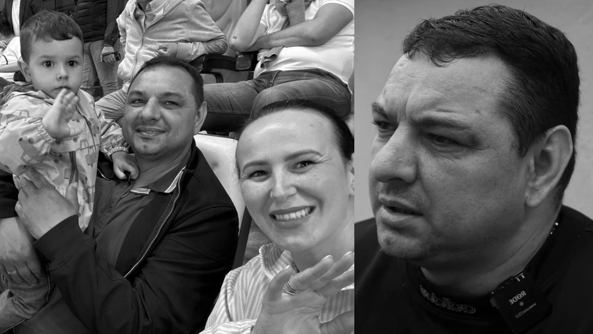 Ionel Ganea și soția și-au înmormântat copilul. La ceremonia funerară a participat doar familia și câțiva apropiați