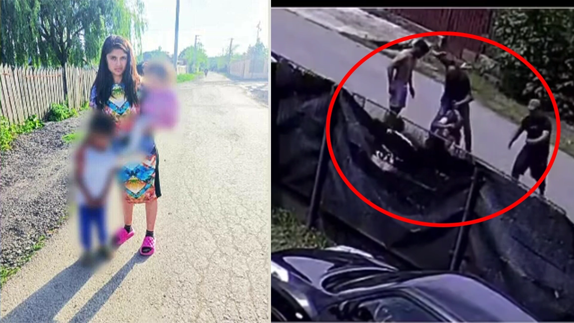 Momentul în care criminalul care și-a ucis partenera însărcinată cu toporul este prins de oameni! Imagini cu puternic impact emoțional