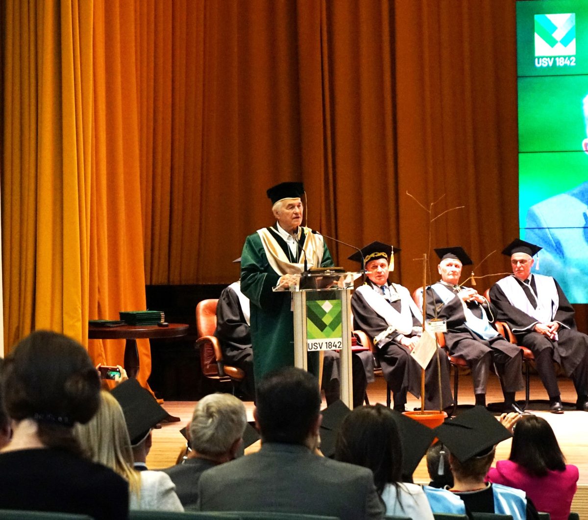 USV Iași, omagiu pentru maestrul Eugen Doga, Doctor Honoris Causa al universității