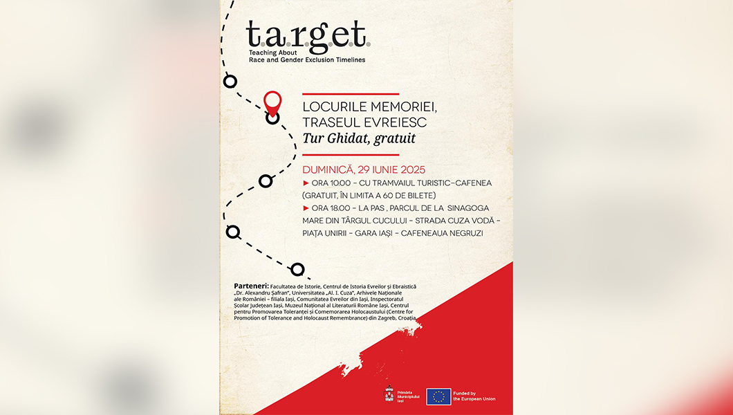 Iașul, în centrul unui proiect european despre memorie, toleranță și lecțiile istoriei