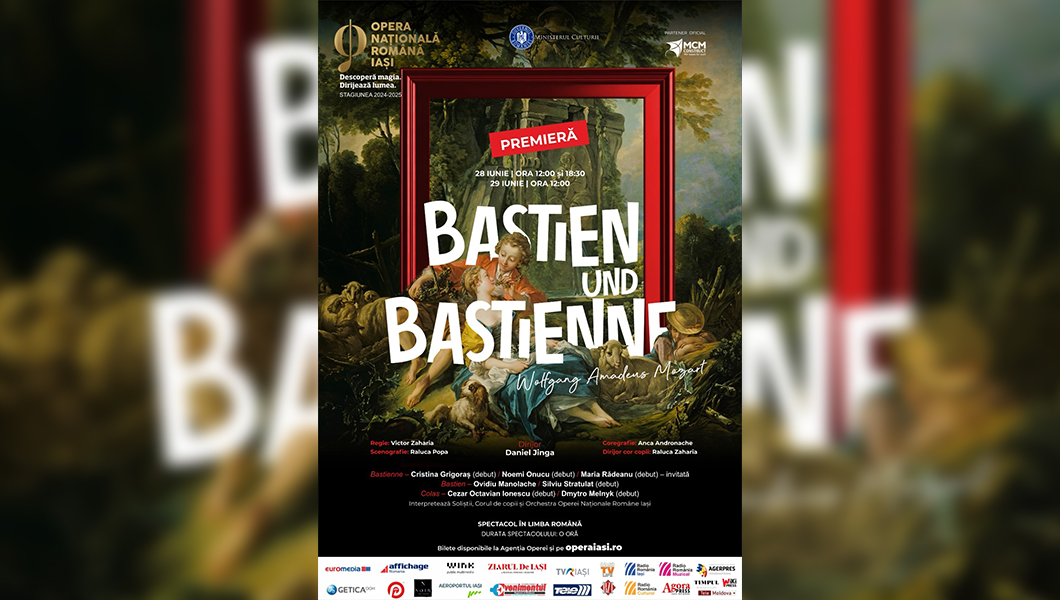 Premieră la Opera Iași: operă compusă de Mozart la doar 12 ani!