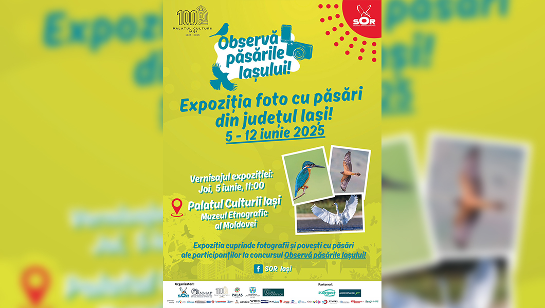 Expoziția de fotografii „Observă păsările Iașului”