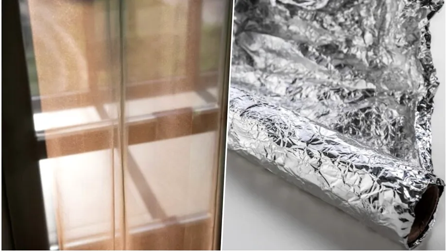 De ce e bine să pui folie de aluminiu pe geamuri când e caniculă afară. Trucul incredibil care te salvează