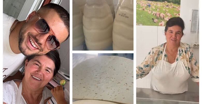 Mama Geta vinde produse lactate! Cât costă o sticlă de lapte și un kilogram de caș proaspăt