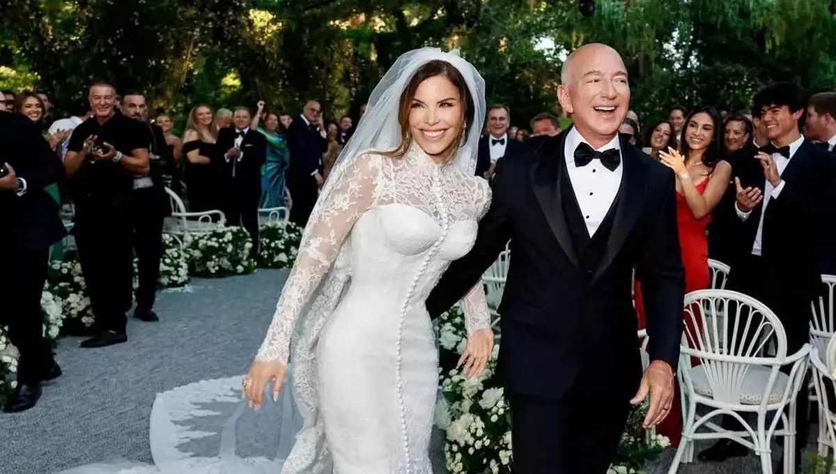 Nunta anului. Jeff Bezos și Lauren Sanchez s-au căsătorit în Veneția