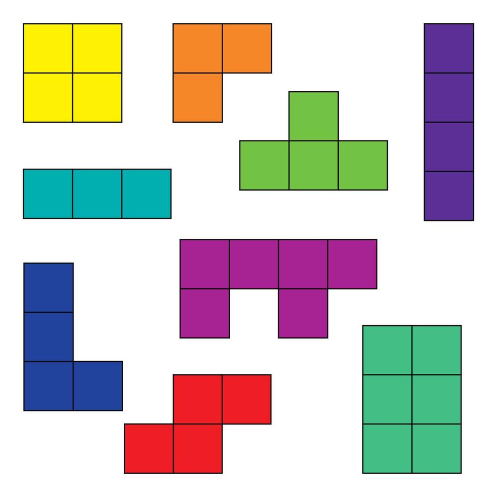 Jocuri tip Tetris. Dezvoltă gândirea și reflexele