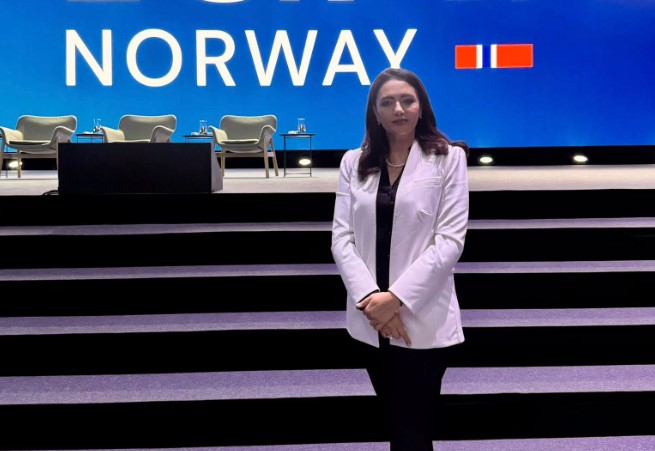 Laura Gherasim, parlamentarul român AUR, prezentă în Norvegia! Luptă pentru dreptul la liberă exprimare și anti-cenzură