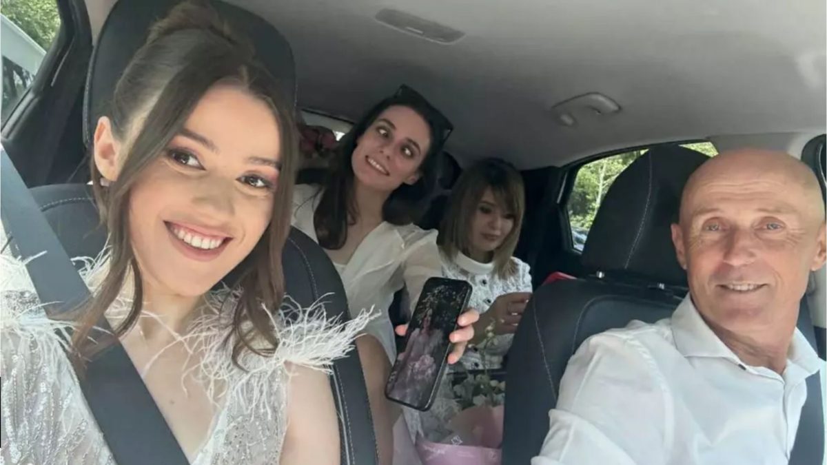 Primele imagini de la nunta Ivonei, fiica lui Mugur Mihăescu. „Garcea” a fost un socru mândru și emoționat