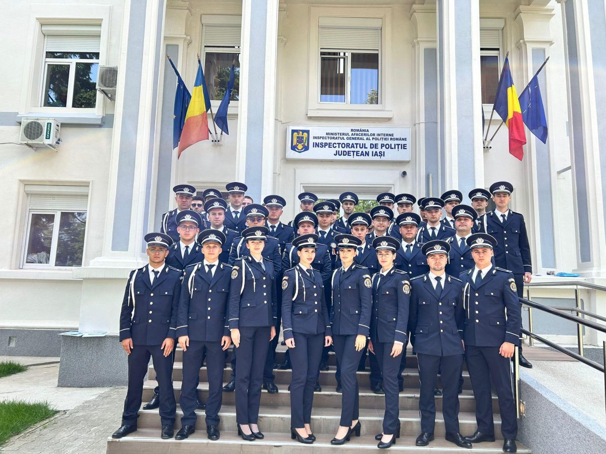 35 de agenți de Poliție, încadrați la Inspectoratul de Poliție Județean Iași