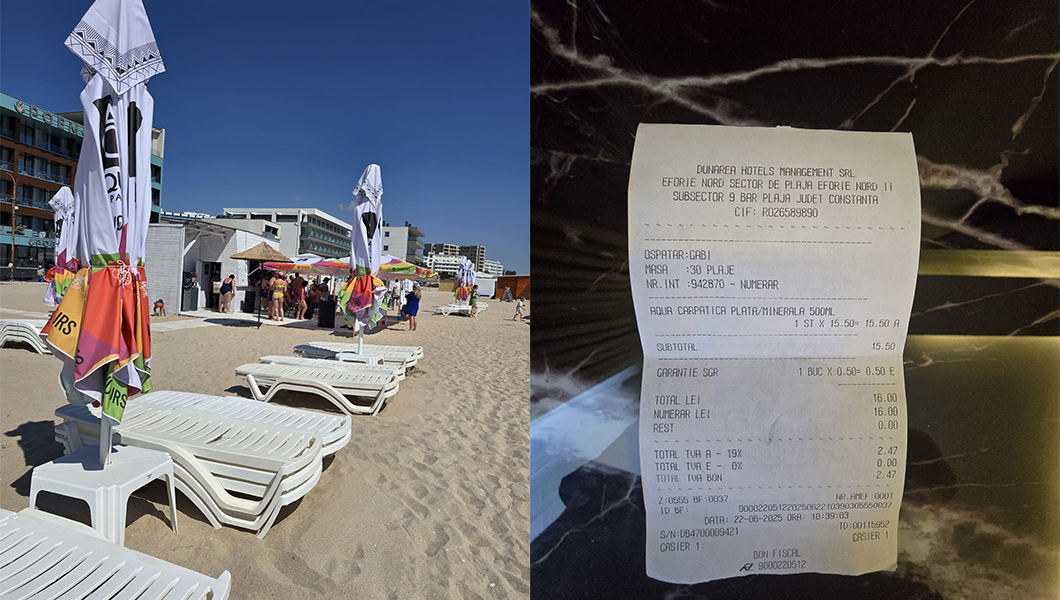 Prețuri scandaloase pe litoralul românesc! Cât costă o apă de 500 ml în Eforie Nord