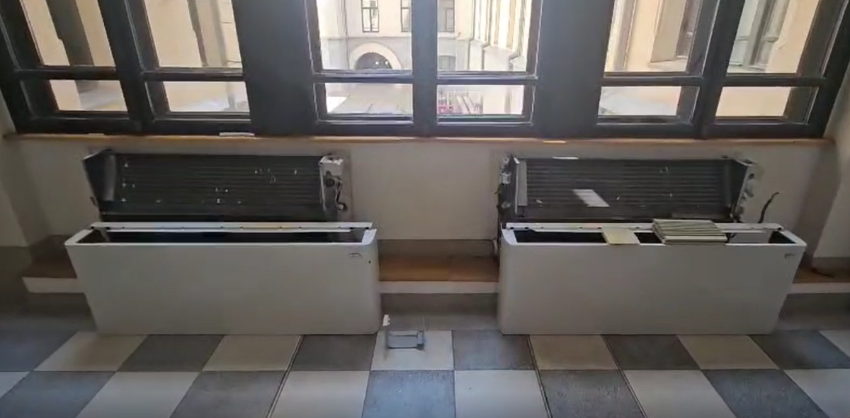 Temperatură optimă pentru vizitatori! Sistemele de climatizare de la Palatul Culturii din Iași au fost modernizate