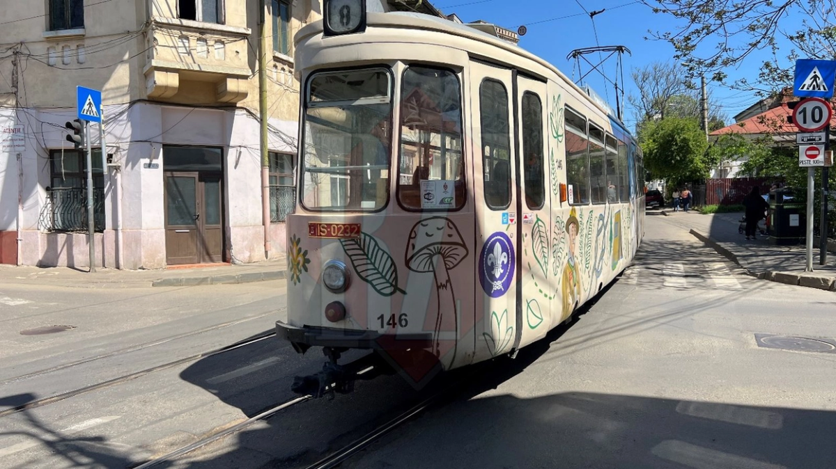 Tramvaiul-Cafenea revine în Iași: plimbări cu aromă de cafea și priveliști unice