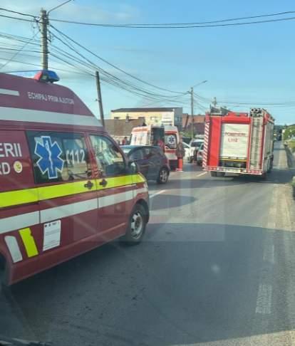Accident rutier în capăt CUG. Trei mașini au fost implicate