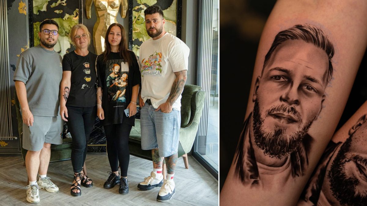 Imagini copleșitoare. Iată ce tatuaj au ales să-și facă mama și sora lui Daniel, tânărul omorât la Iași de un luptător K1