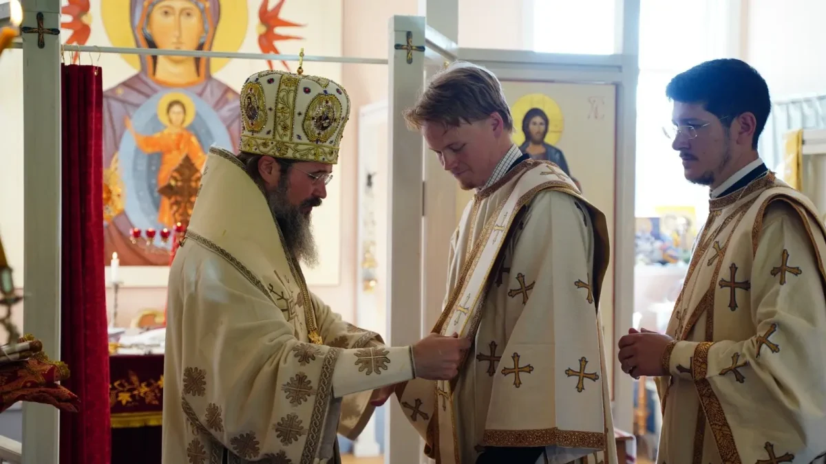 El este tânărul suedez convertit la ortodoxie care a fost hirotonit diacon