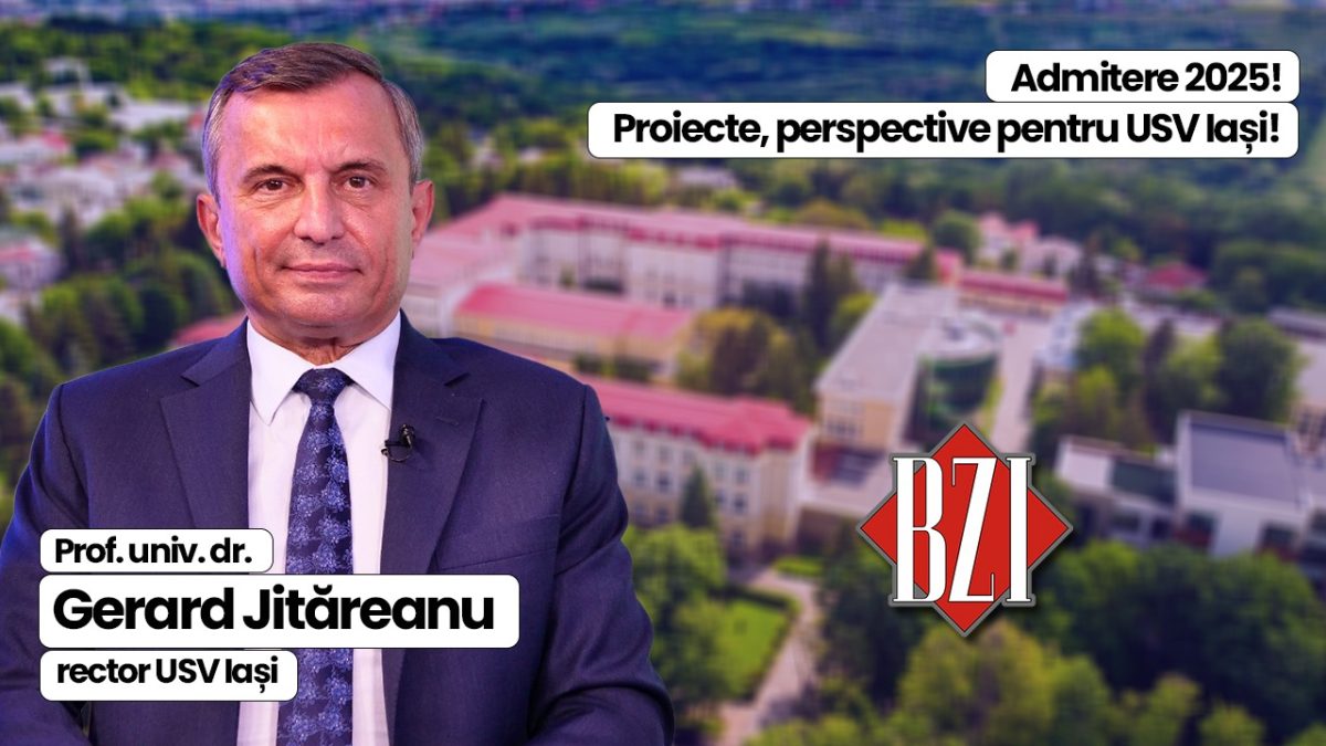 Top academic și educațional BZI LIVE! Ediție specială alături de prof. univ. dr. Gerard Jităreanu, rectorul Universității pentru Științele Vieții „Ion Ionescu de la Brad” din Iași