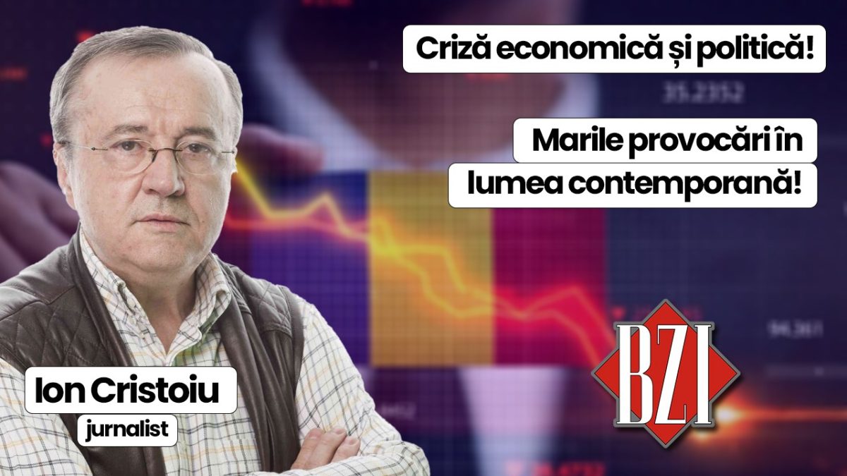 Super talk-show săptămânal special BZI LIVE alături de maestrul Ion Cristoiu, celebrul jurnalist! Totul despre situația din România, deciziile președintelui Nicușor Dan sau realități internaționale