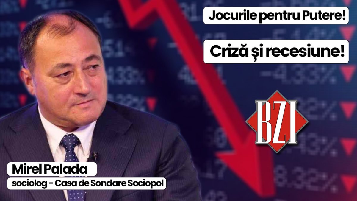 Top talk-show exclusiv săptămânal BZI LIVE alături de invitatul special permanent Mirel Palada, sociolog – Casa de Sondare Sociopol