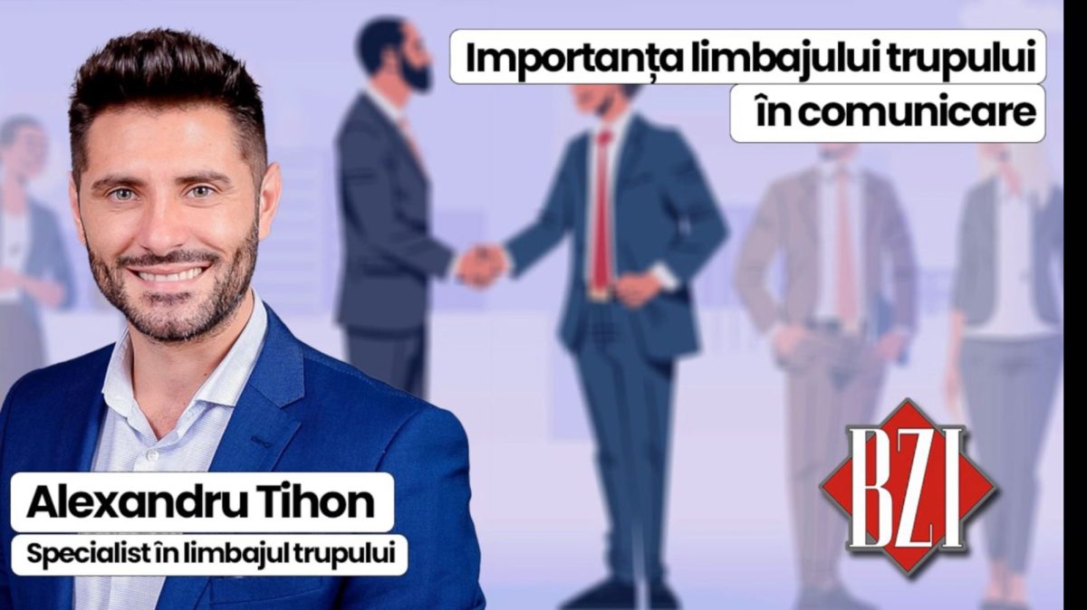 Alexandru Tihon discută la BZI LIVE despre importanța limbajului trupului în comunicare