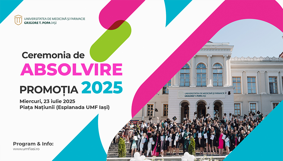 Universitatea de Medicină și Farmacie „Grigore T. Popa” din Iași celebrează Promoția 2025 printr-o ceremonie festivă