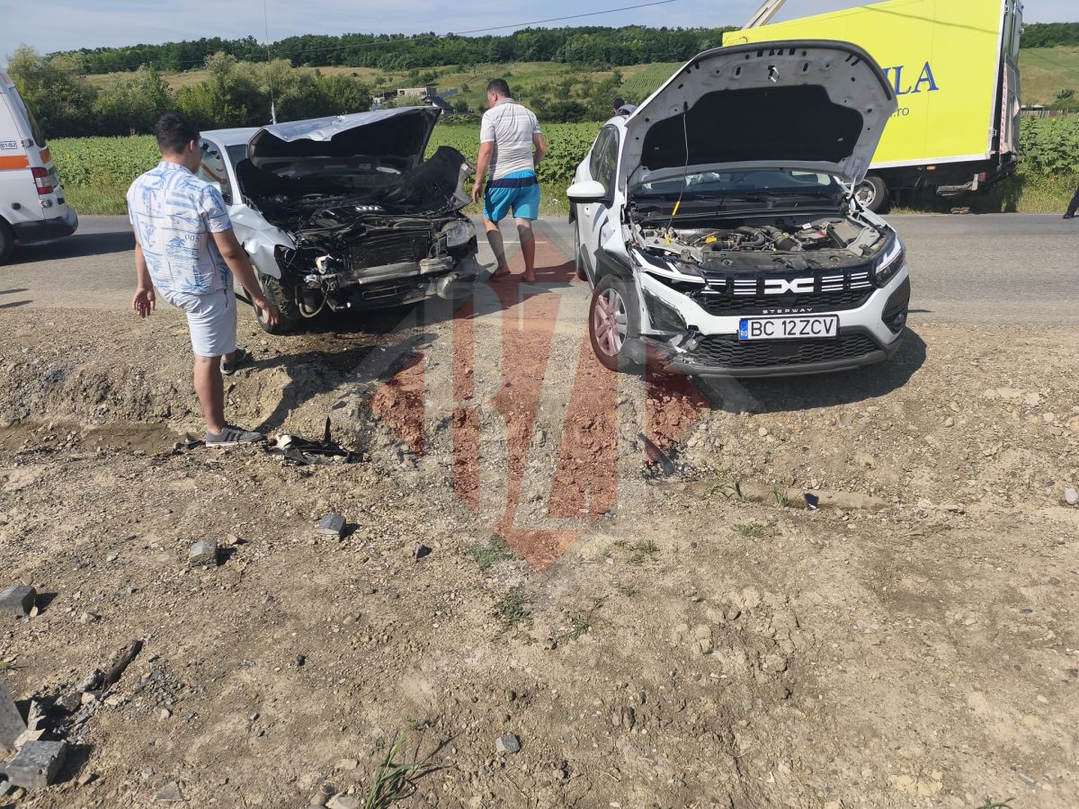 Accident rutier în comuna Mogoșești! Trei autoturisme au fost implicate. Trafic blocat – UPDATE