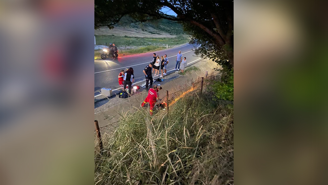 Accident rutier pe C. A. Rosetti! Un motociclist a fost rănit – UPDATE