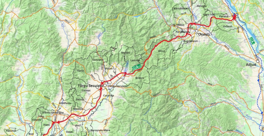Traseul celei de-a doua autostrăzi montane care va lega Transilvania de Moldova a fost actualizat și modificat