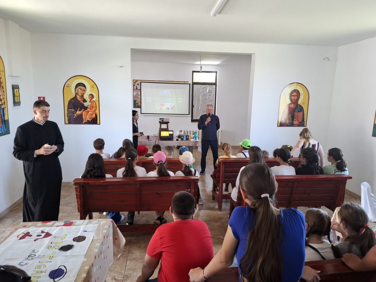 Educație ecologică pentru copii, în cadrul taberei organizate la Parohia Țigănași