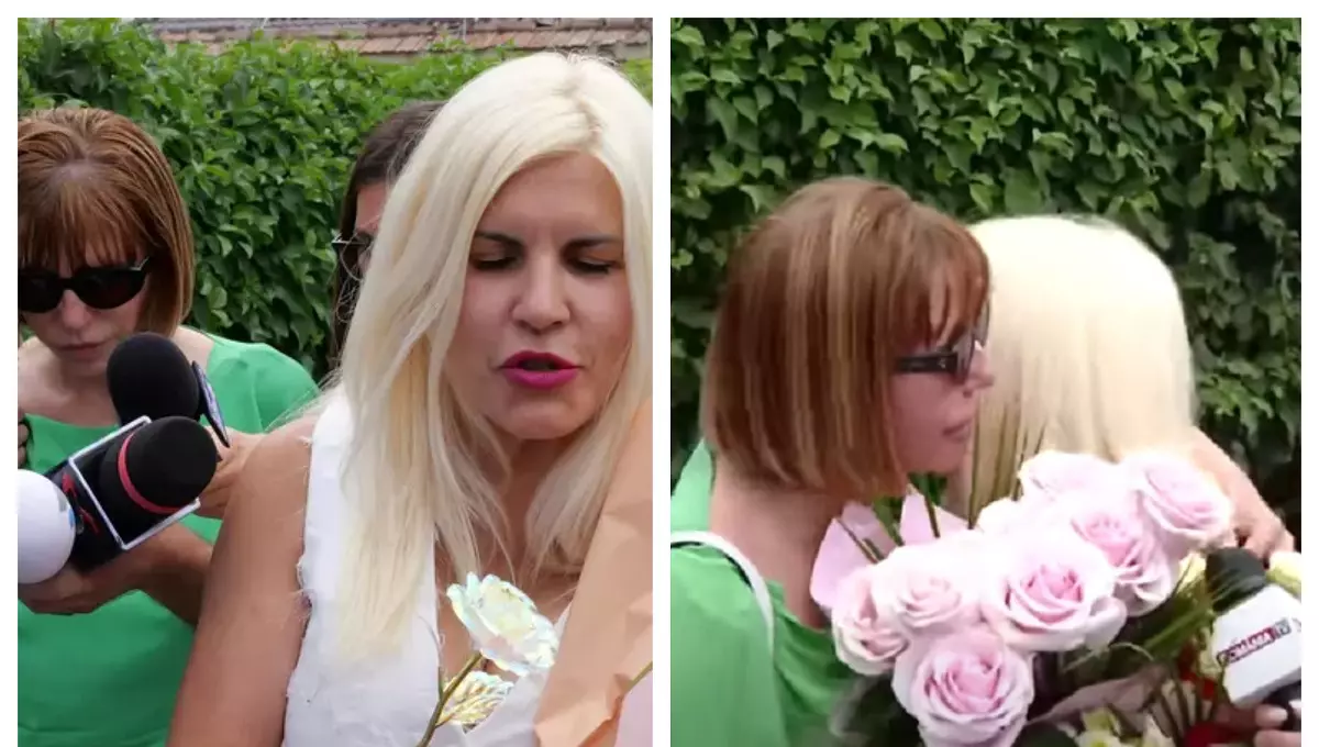 S-a aflat! Cine este femeia în verde care a întâmpinat-o pe Udrea la ieșirea din penitenciar