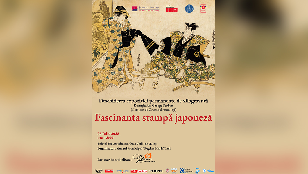 „Fascinanta stampă japoneză” – Expoziție permanentă la Iași, prin donația avocatului George Șerban