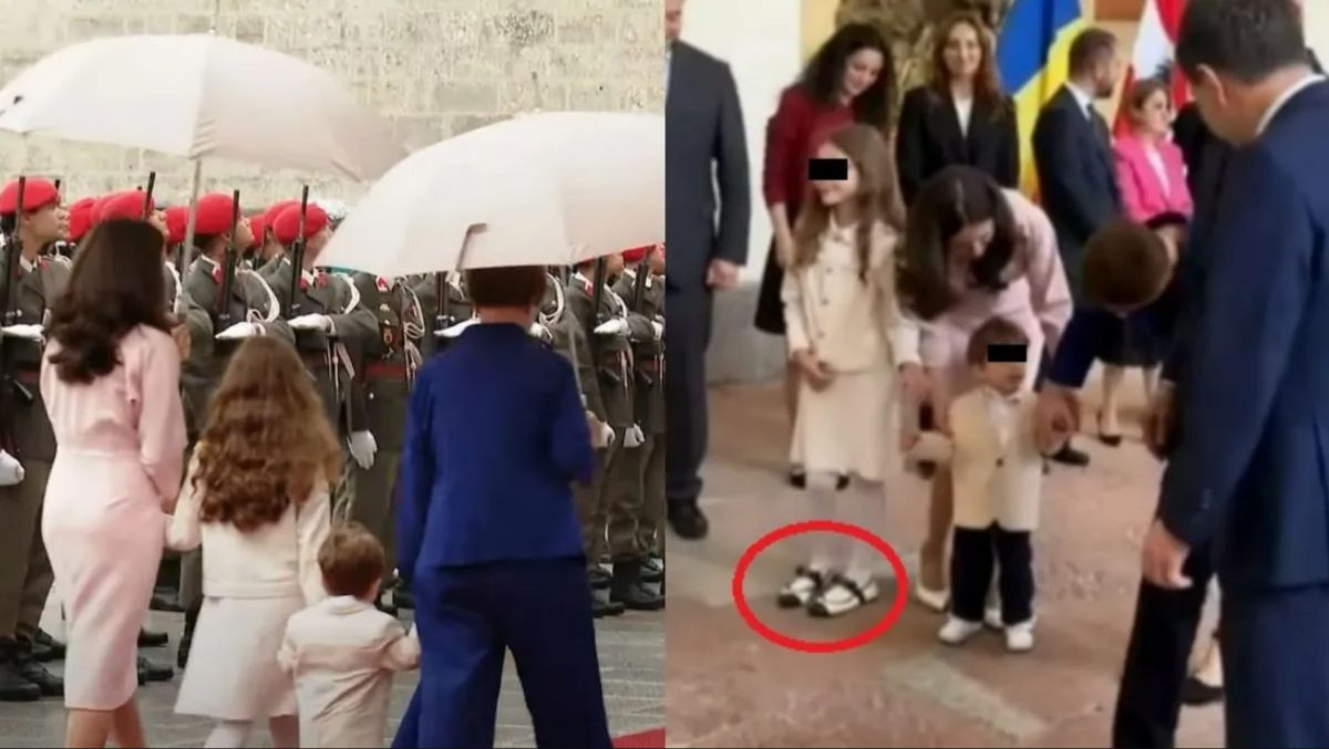 Aheea, fetița lui Nicușor Dan, pantofi de lux la vizita oficială din Austria! La ce sumă ar ajunge încălțările